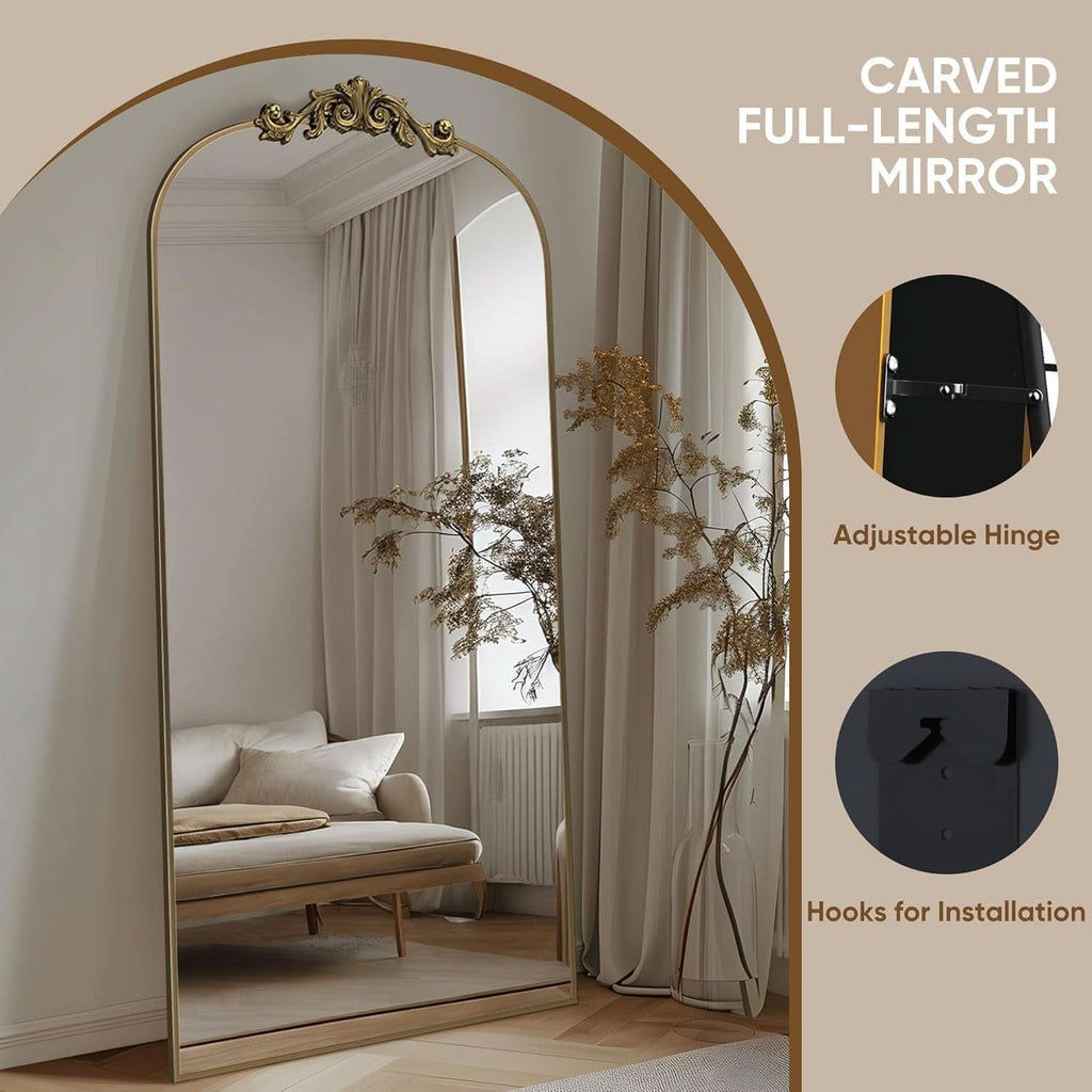 Full Length Floor Mirror 71x28 Inch Bronze For Bedroom-4