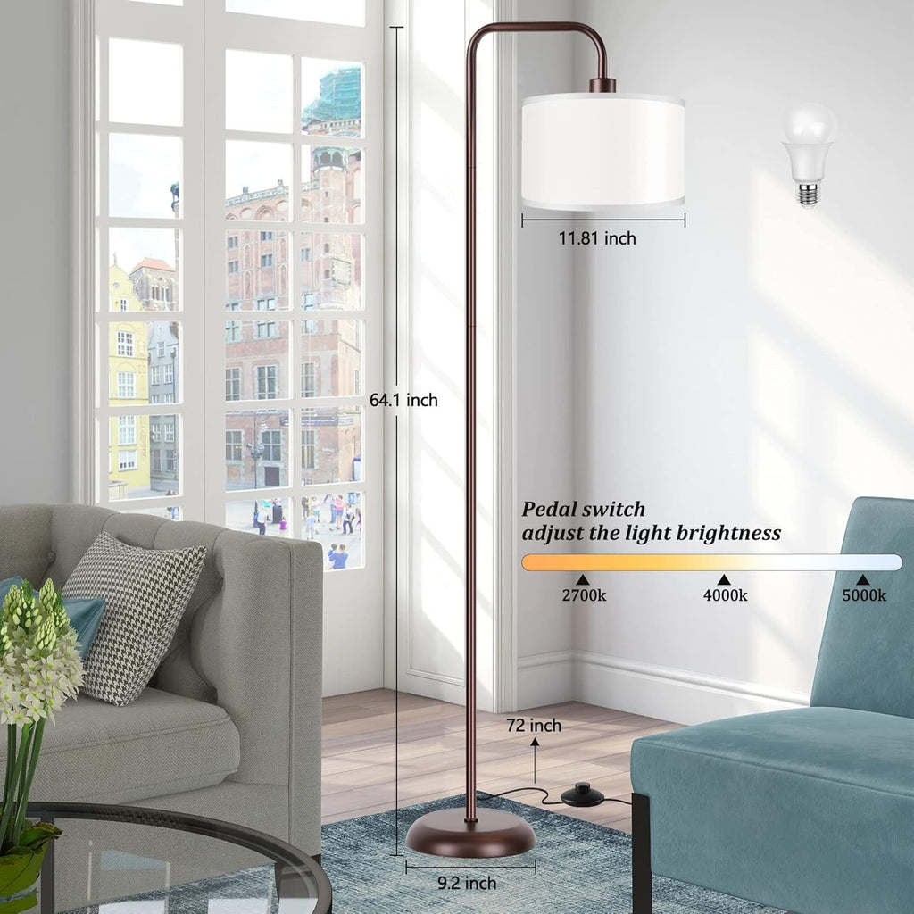Led Floor Lamp Elegant Bronze Finishing Illumination-2
