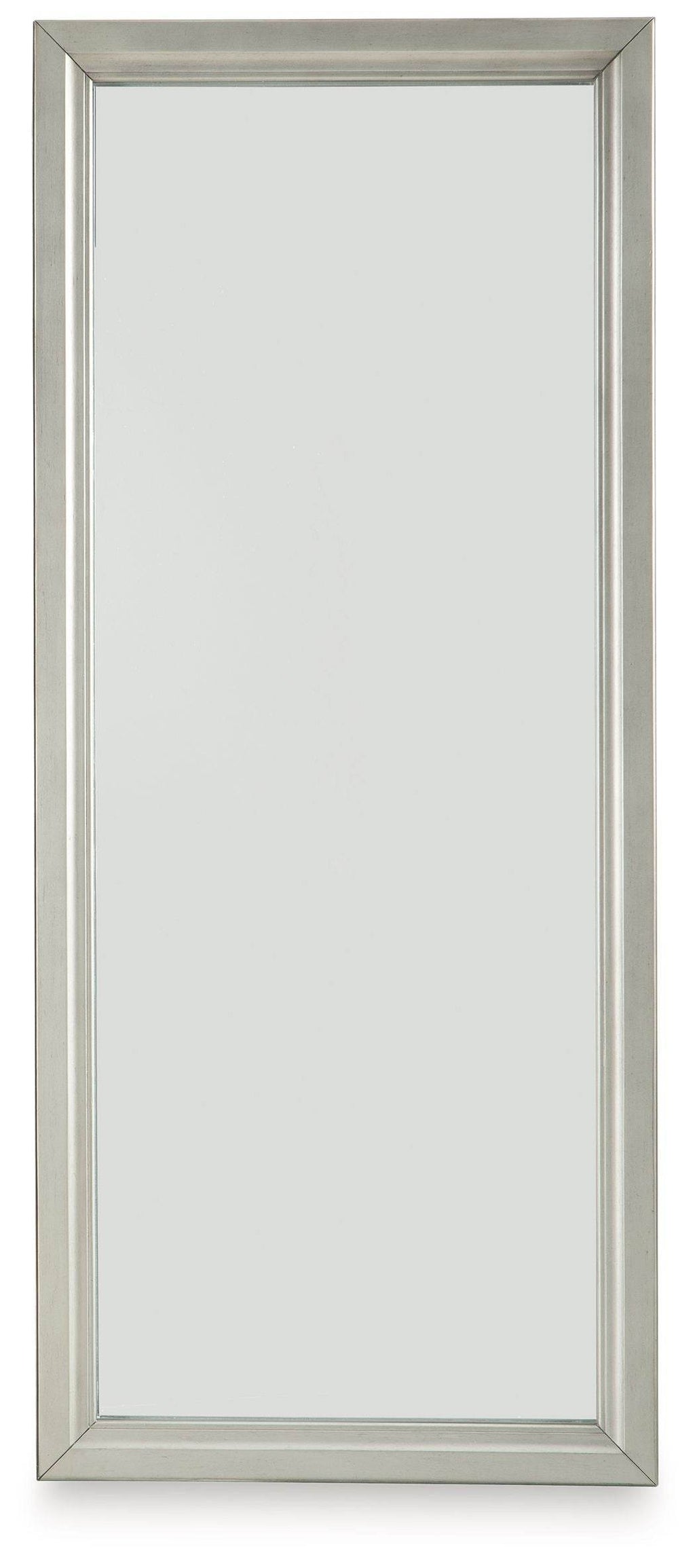 Evesen - Floor Standing Mirror With Storage - Champagne-1