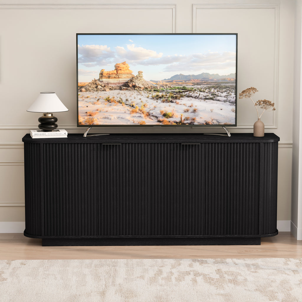 Double-Door Buffet Cabinet with Adjustable Shelves