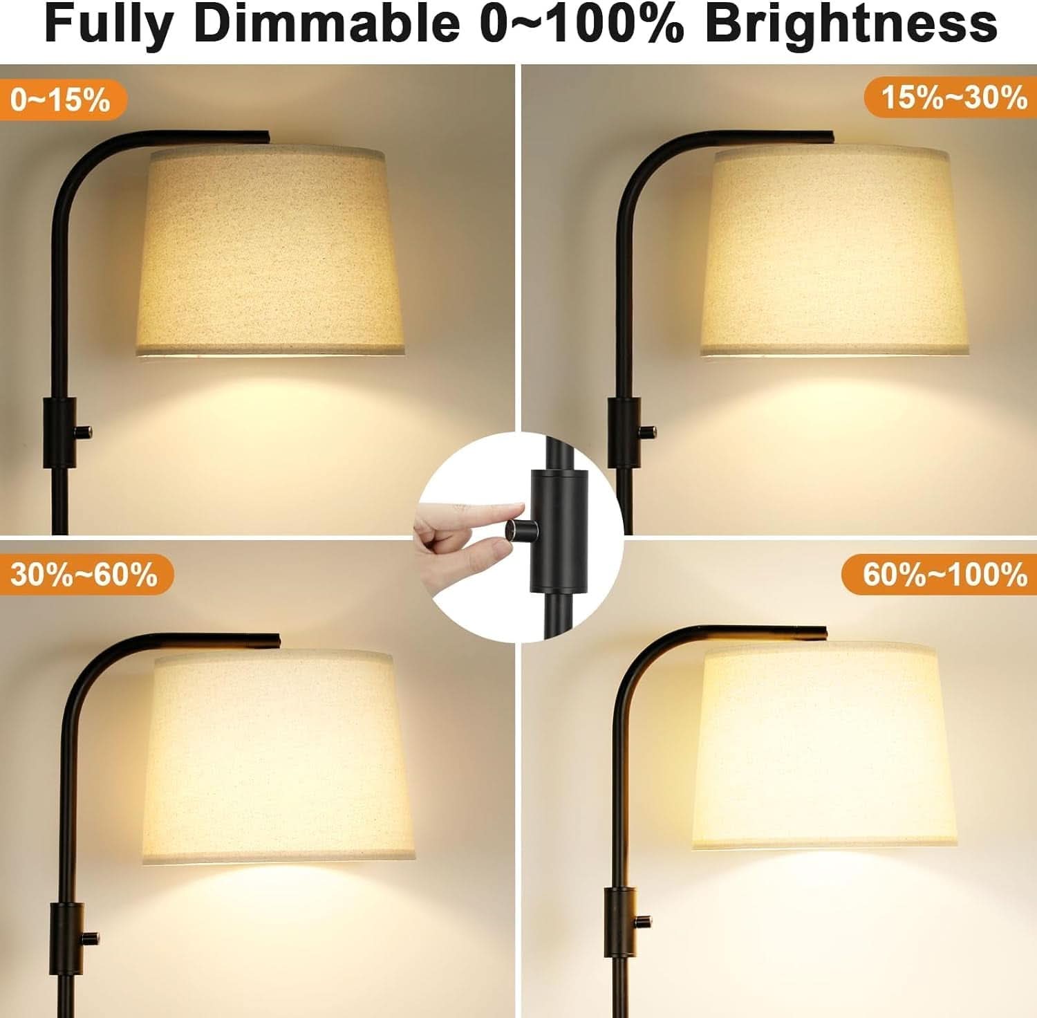 Fully Dimmable LED Floor Lamp Industrial Grade Durable-2