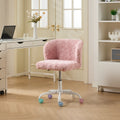 Artificial Faux Rabbit Home Office Chair