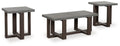 Dynnford - Occasional Table Set (Set of 3) - Gray / Brown-0