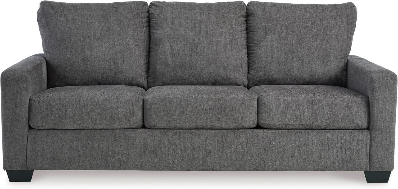 Queen Memory Foam Convertible Sofa Sleeper Charcoal-3