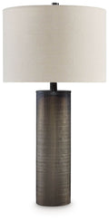 Dingerly - Glass Table Lamp - Brown-0