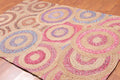5' x 8' Hand Braided Circle Medley Sisal & Cotton Oriental Area Rug Multi