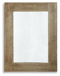 Waltleigh - Accent Mirror - Distressed Brown-0