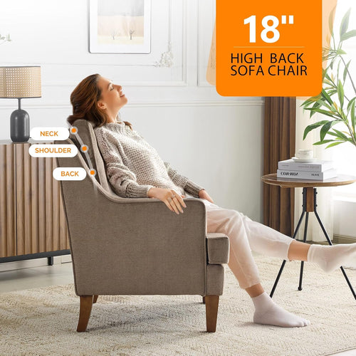 Brown Accent Chair