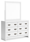 Binterglen - Dresser And Mirror - White-0