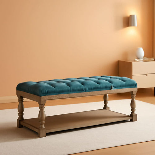 Blue Ottoman