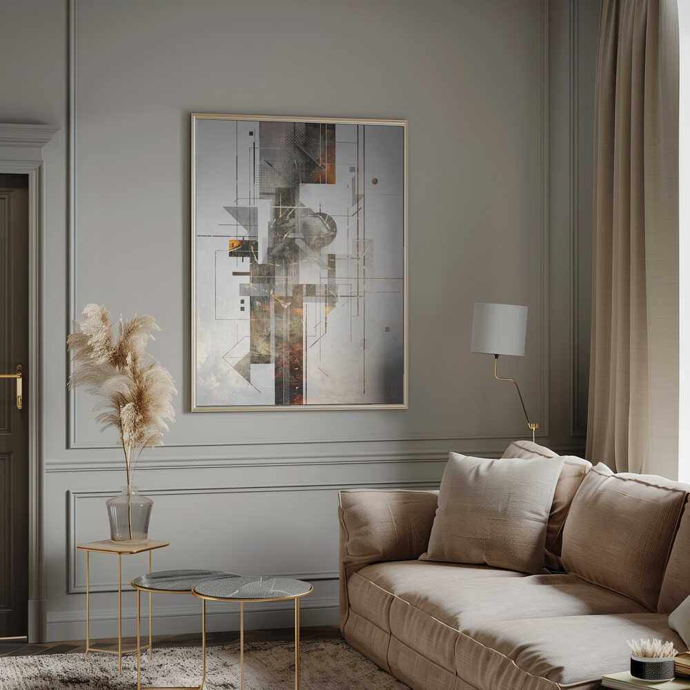 Wall art Geometric Illustration 07-5
