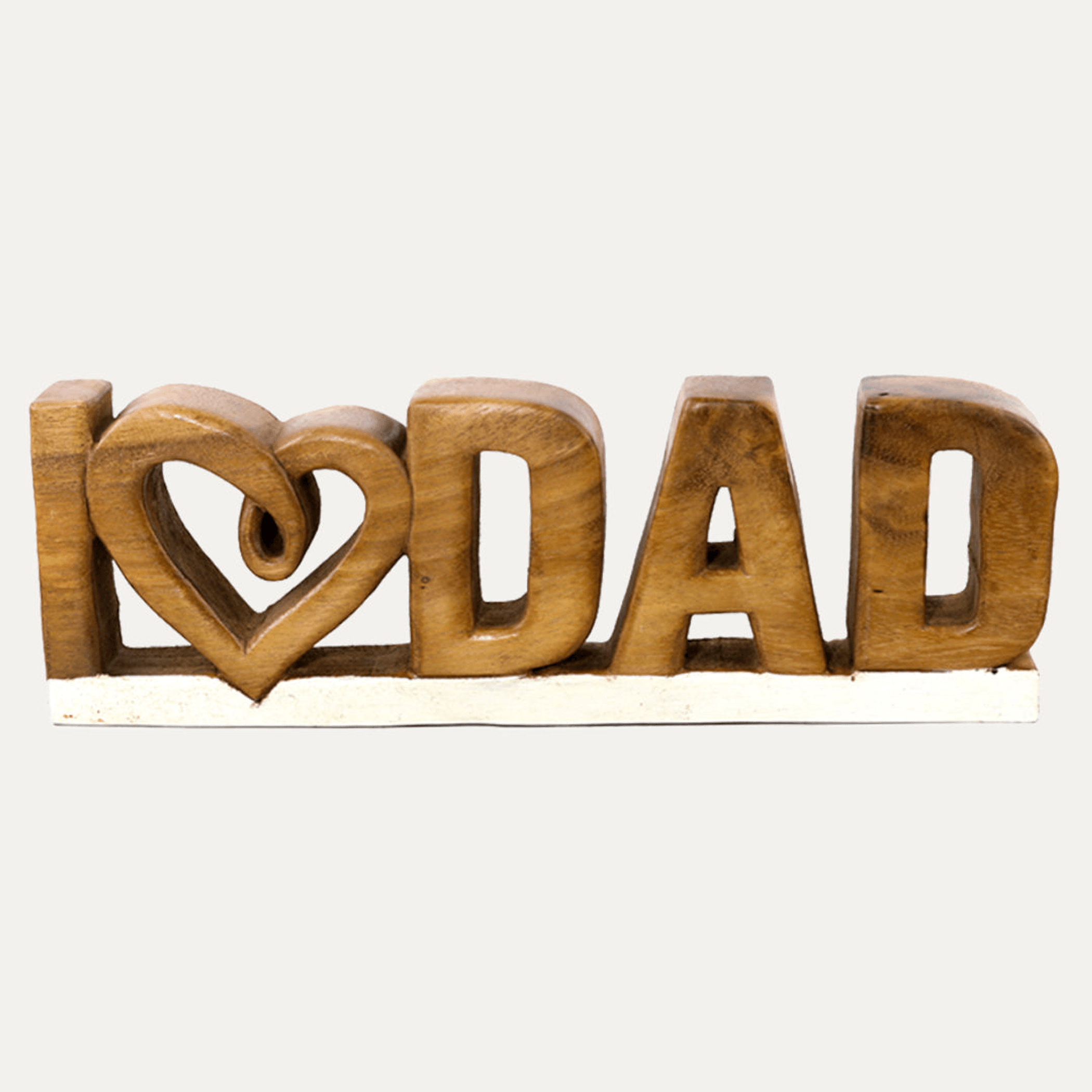Handcrafted Acacia Wood Heart Sculpture-49