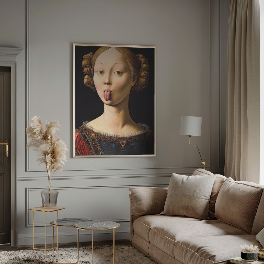 Wall art Insolent Lady-5
