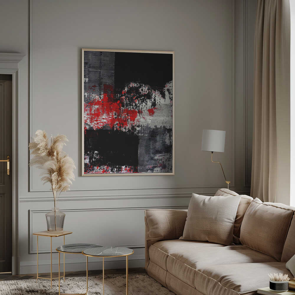 Wall art Crimson Echoes-5