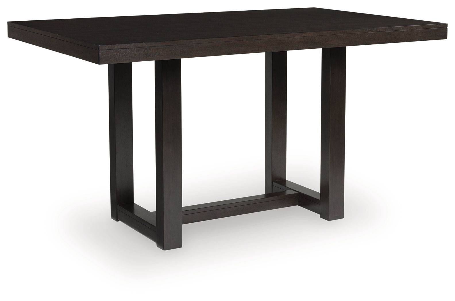 Neymorton - Rectangular Dining Room Counter Table - Dark Grayish Brown-0