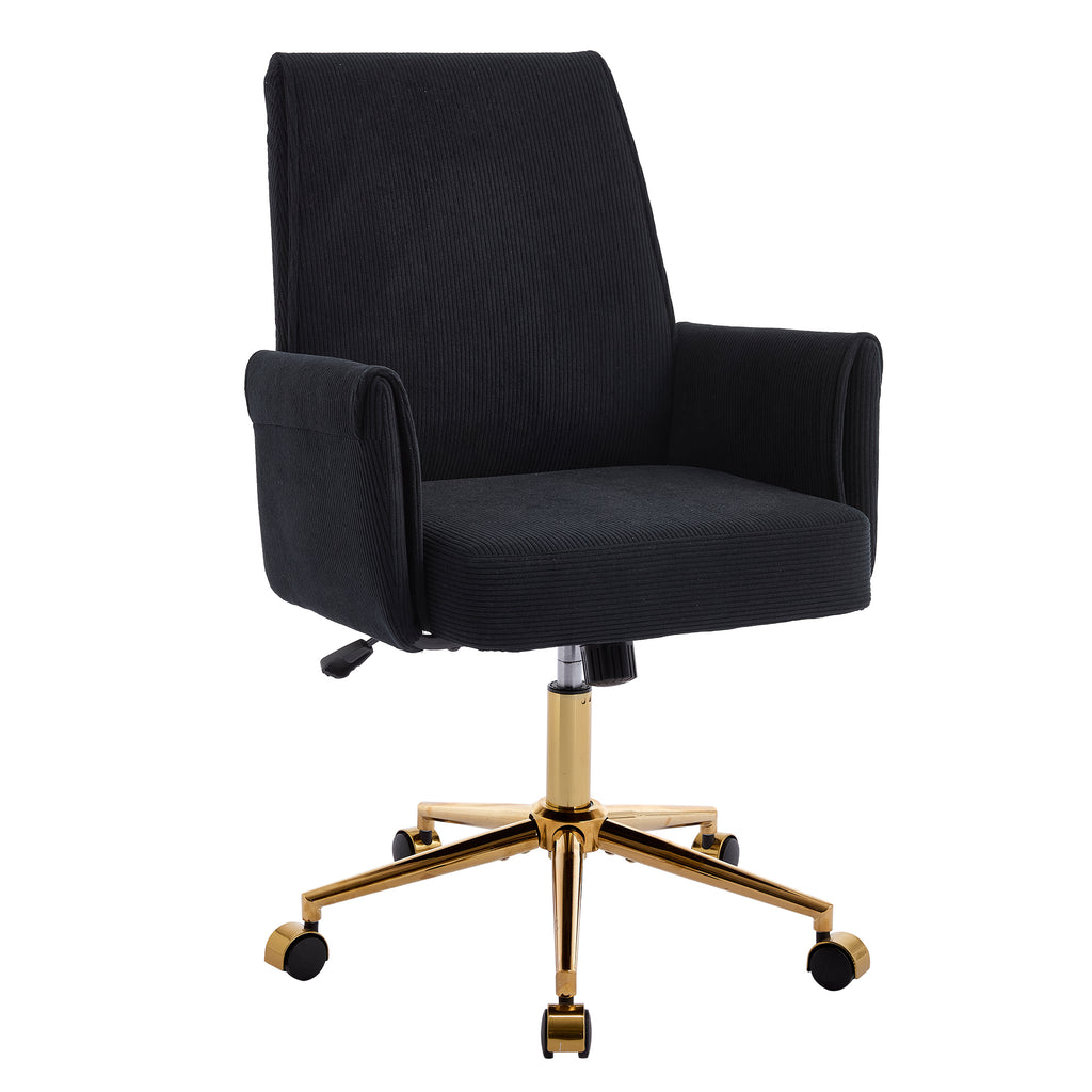 Black  Mid-Back Office Chair