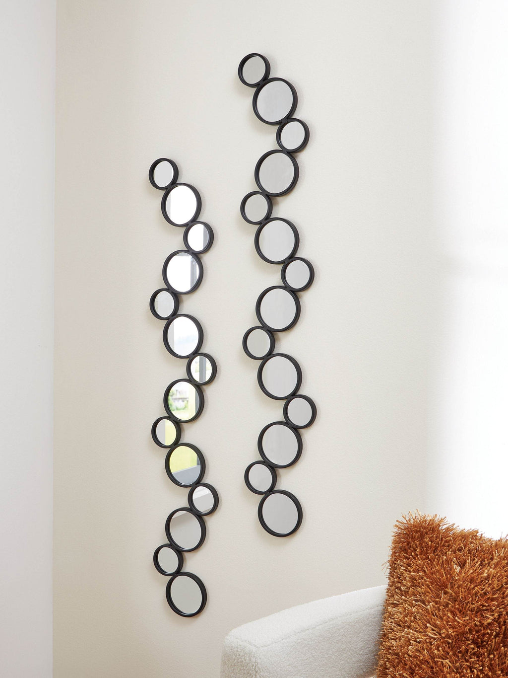 Vinler - Accent Mirror Set (Set of 2) - Black-1
