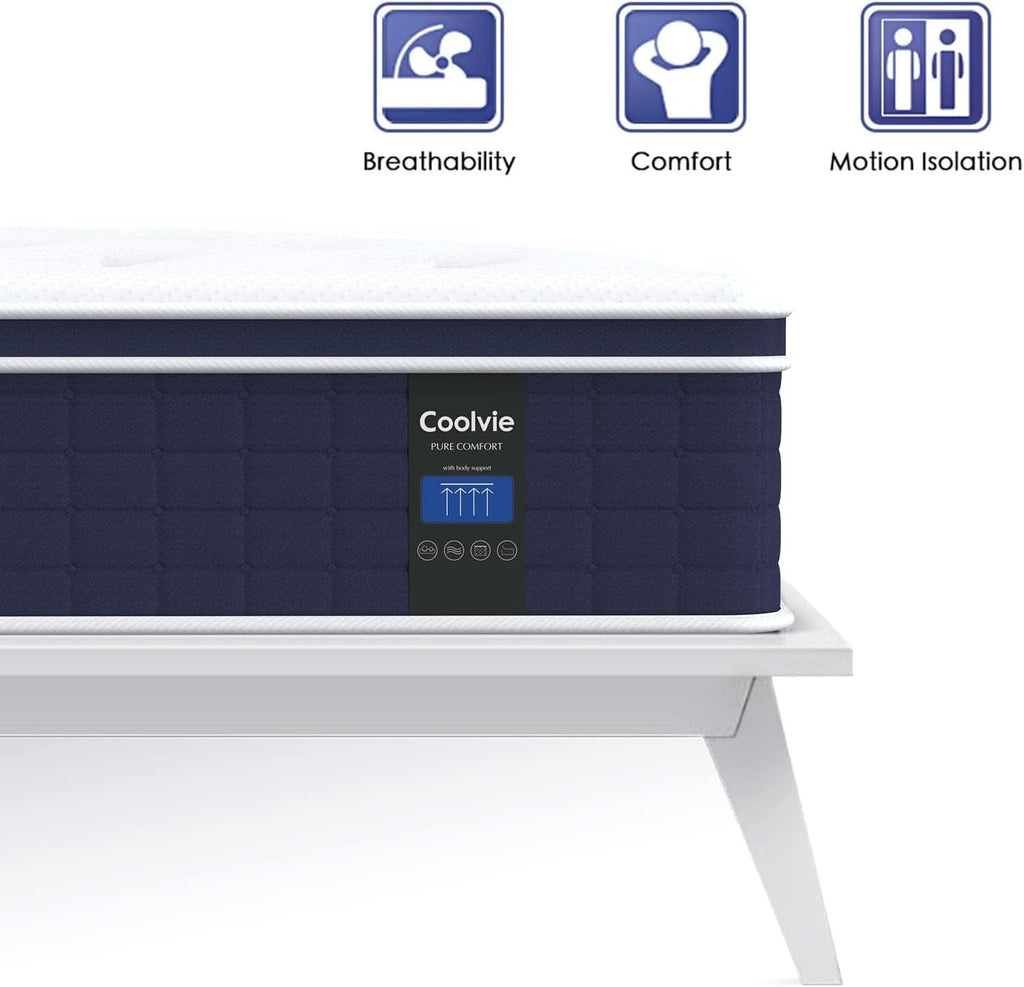 Twin TwelveInch Hybrid Mattress With Premium Pocket Coils-4