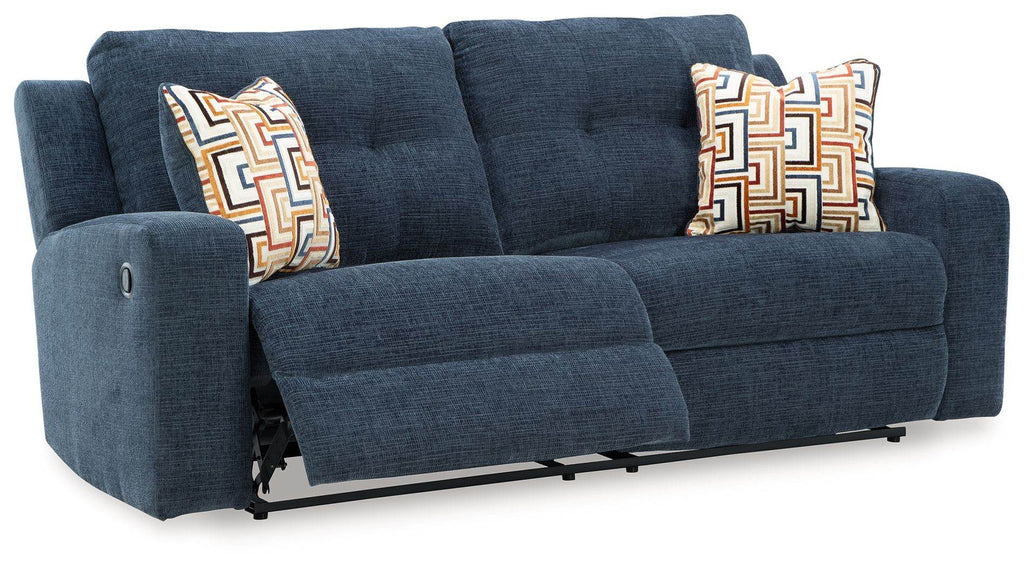 Danum - 2 Seat Reclining Sofa - Fabric - Ink-2