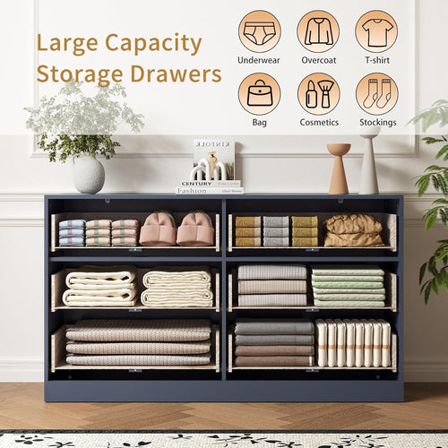 Blue Storage Dresser