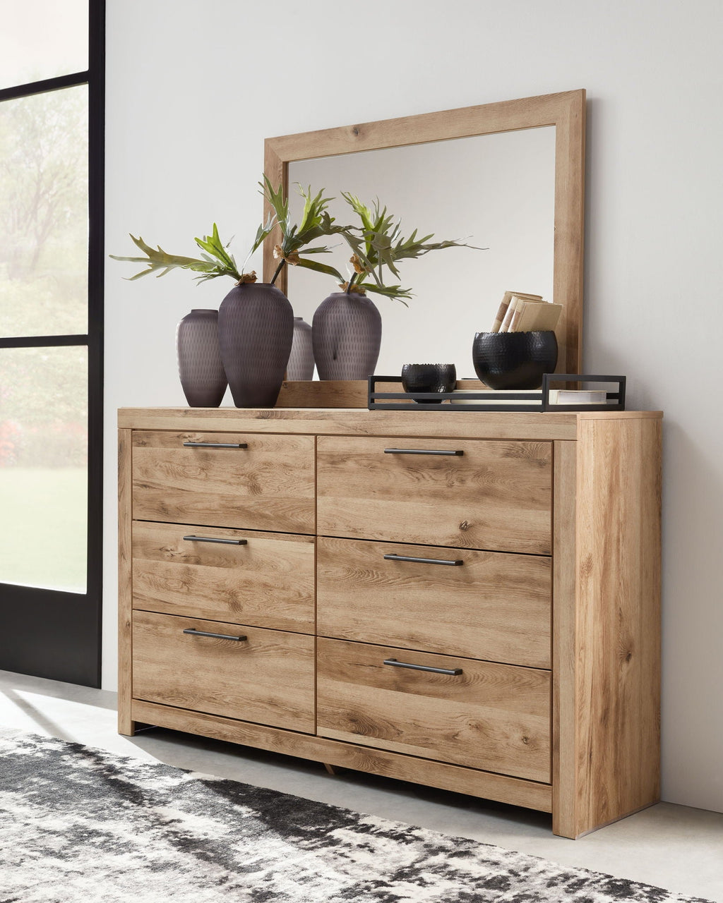 Hyanna - Dresser, Mirror - Tan-2