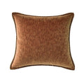 Set of 2 Light Brown Throw Pillow