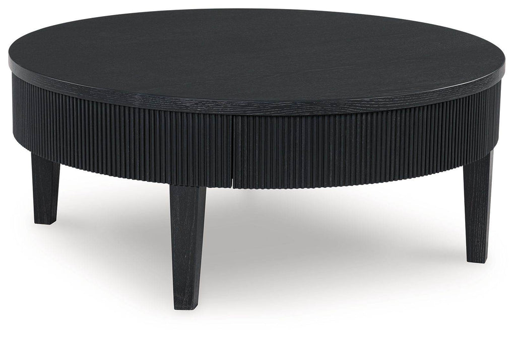 Marstream - Round Cocktail Table - Black-0
