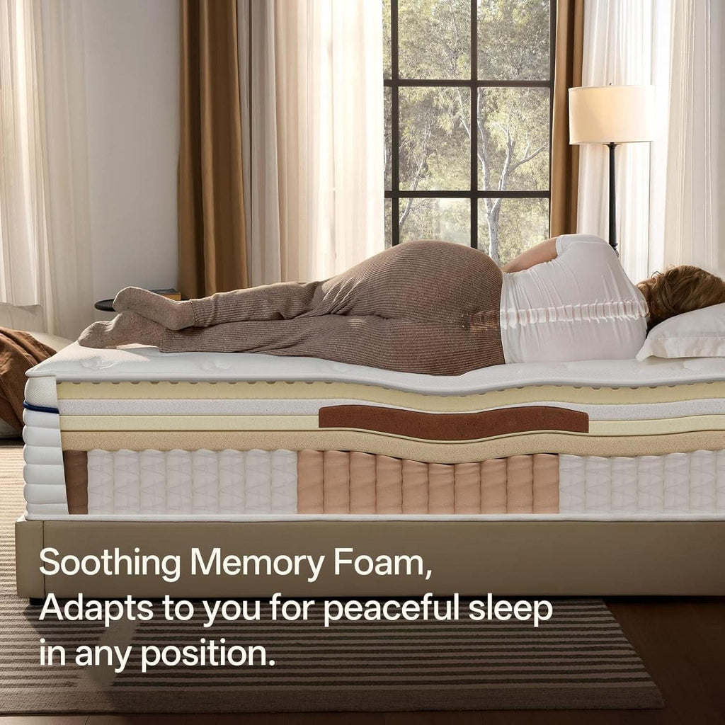Full Size Memory Foam Hybrid Mattress SerenitySupport-4