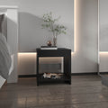 Night Table 16.5'H,  1 spacious Shelf, Black