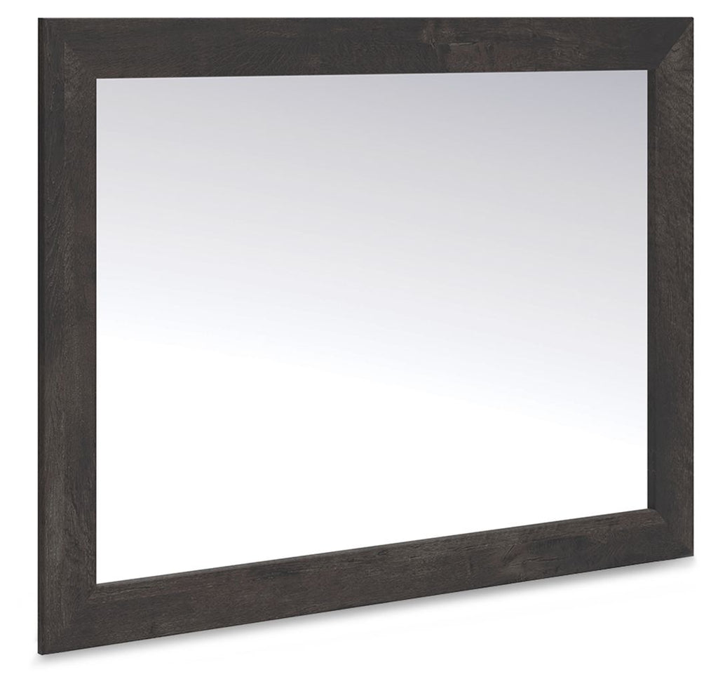 Hollivern - Bedroom Mirror - Dark Gray-0