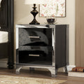 Black Metal Nightstand