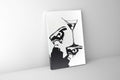 Wall Art-upside down-Canvas Printed-Artwork Decor