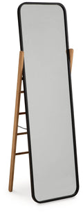 Bronick - Floor Mirror - Black / Brown-0