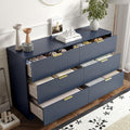 Blue Fluted Dresser With Spacious Storage Solution