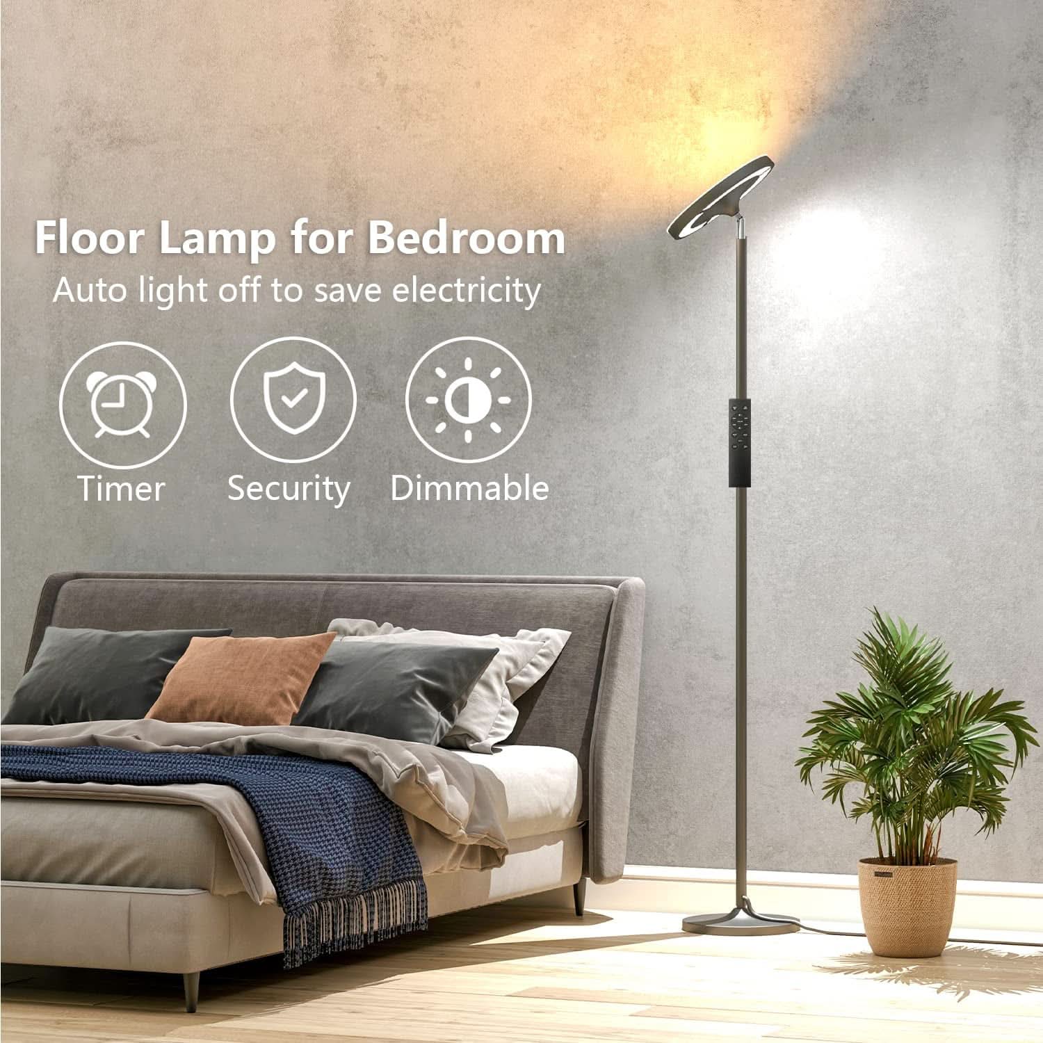 RGB LED Floor Lamp With Remote Dual Side Lighting 2600 Lumens-4