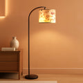 61Inch Premium Dried Flower Floor Lamp Illuminates