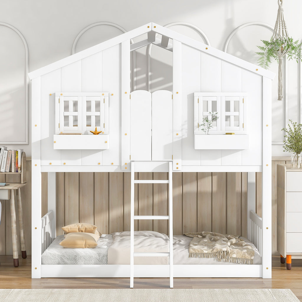 Twin House Bunk Bed
