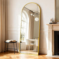 Architectural Full Length Floor Mirror 71x26 Goldtone-0