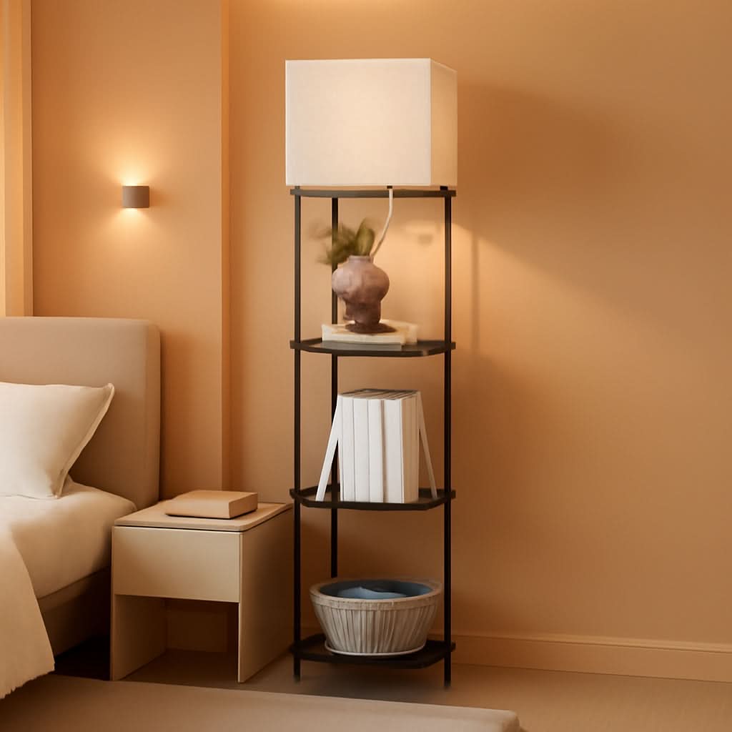 Corner Floor Lamp Three Color Temperature Lighting