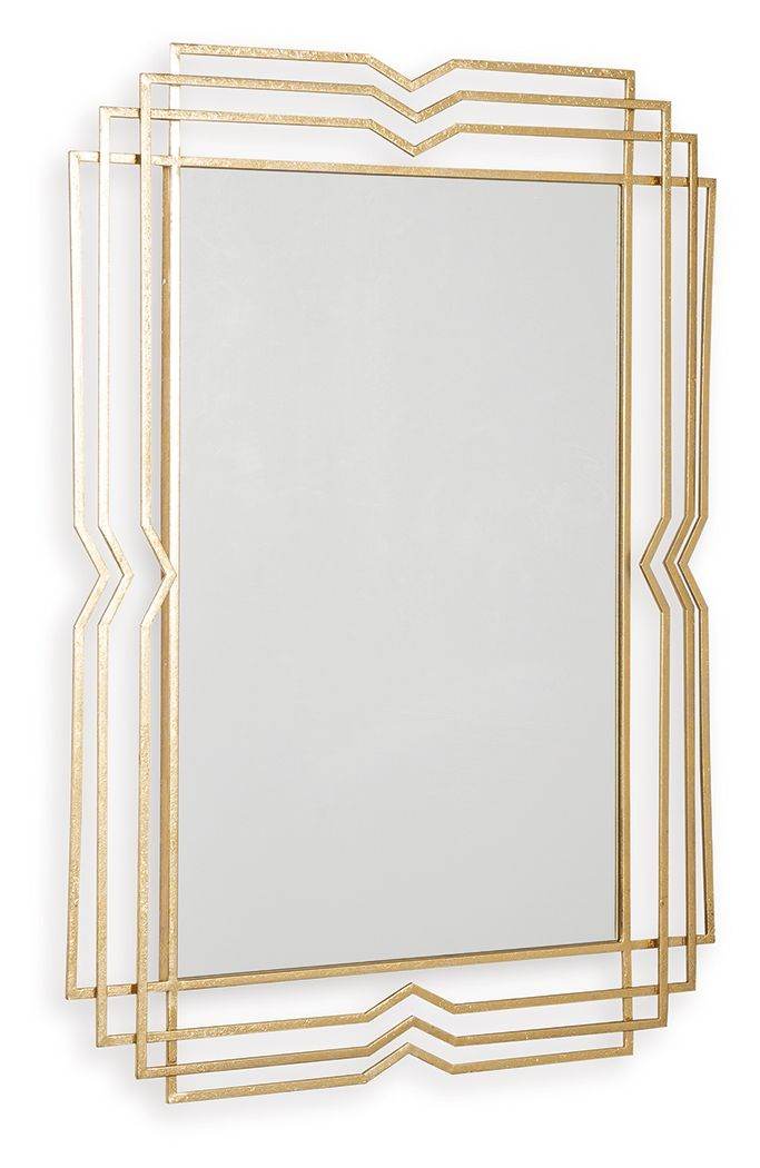 Claybrook - Accent Mirror - Gold Finish-1