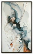 Foxenburg - Wall Art - Blue / Amber / White-0