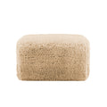 Aviana Ottoman Plush Fabric -Light Khaki