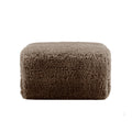 Aviana Ottoman Plush Fabric - Chocolate