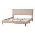 Simple Modern Camel Plush Soft Bed Comfortable Backrest with Skin-Friendly Fabric, King Size