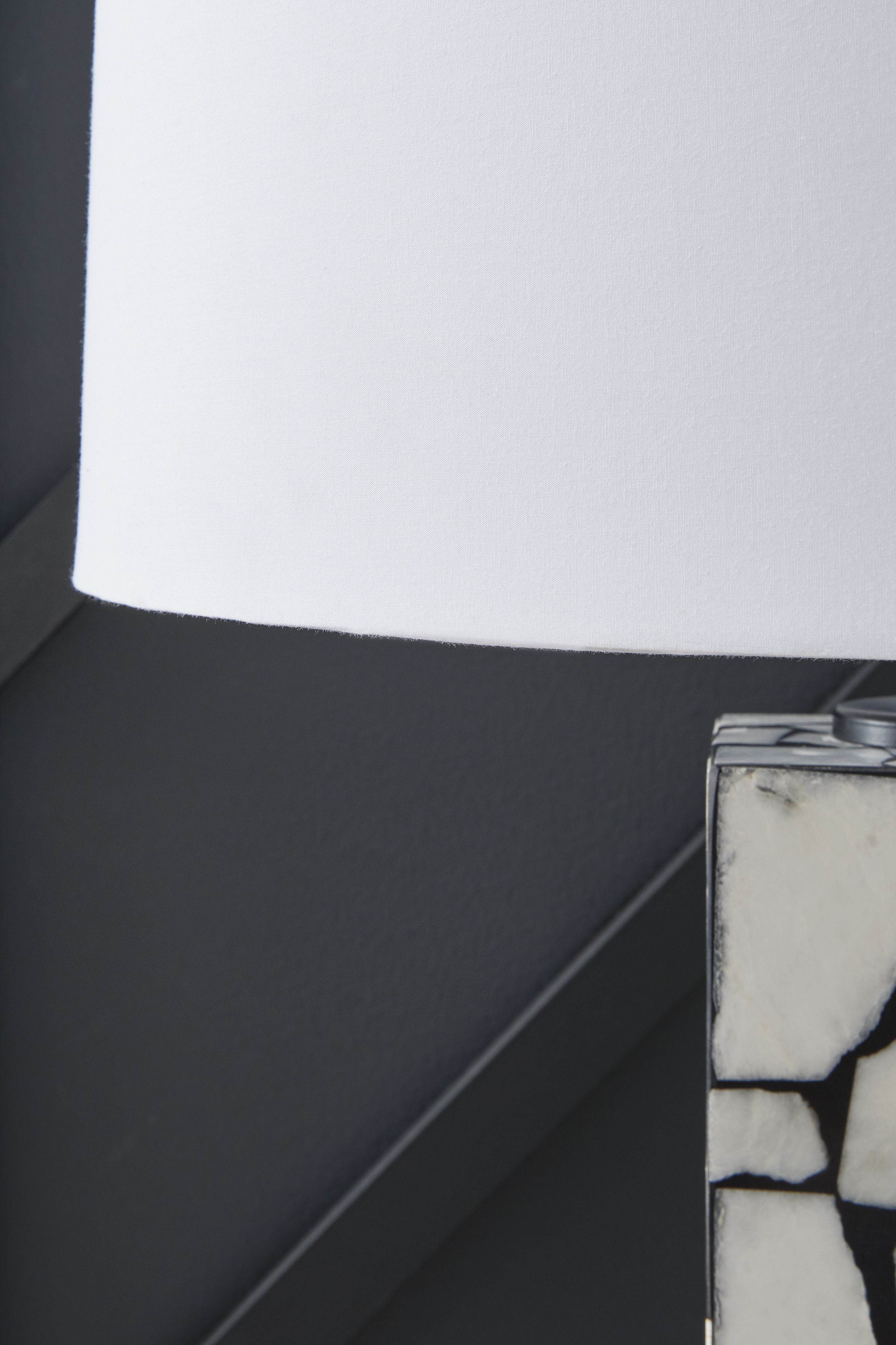 Macaria - Marble Table Lamp - White / Black-2