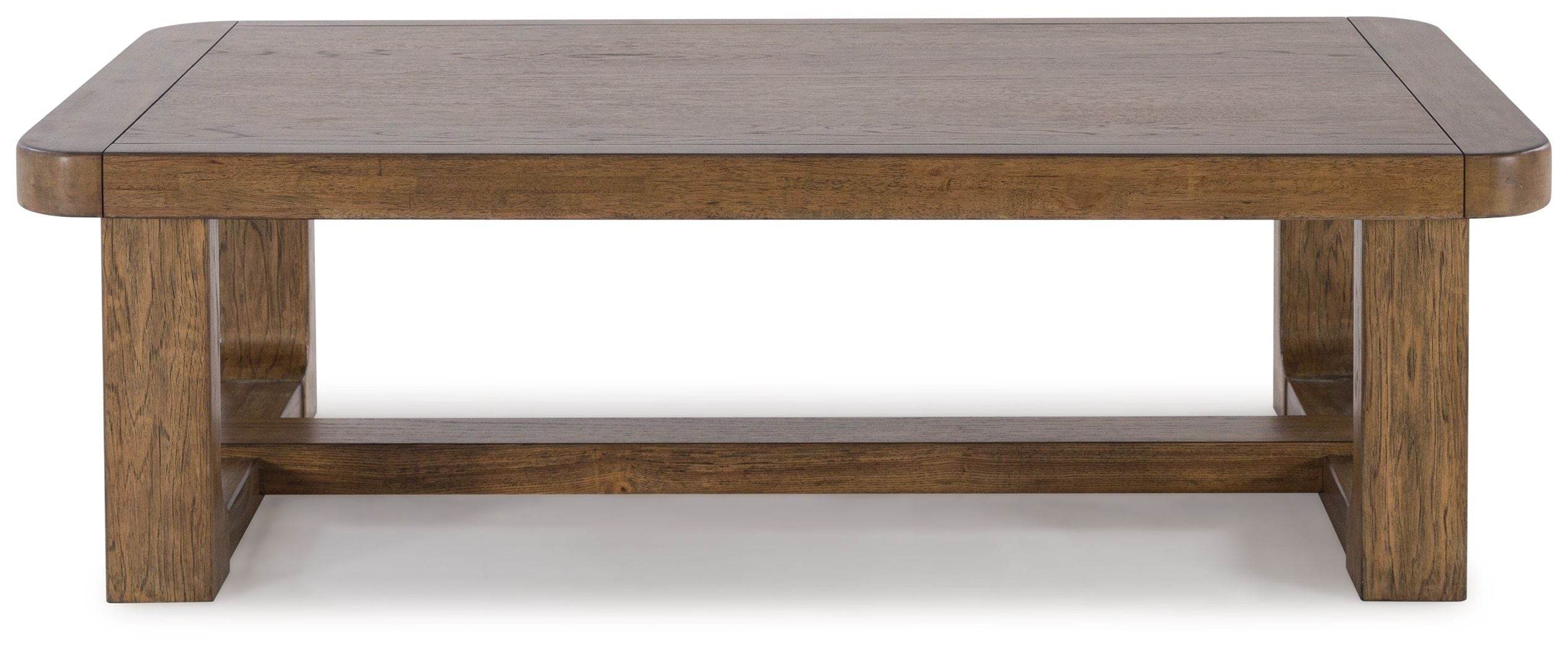 Cabalynn - Rectangular Cocktail Table - Light Brown-1