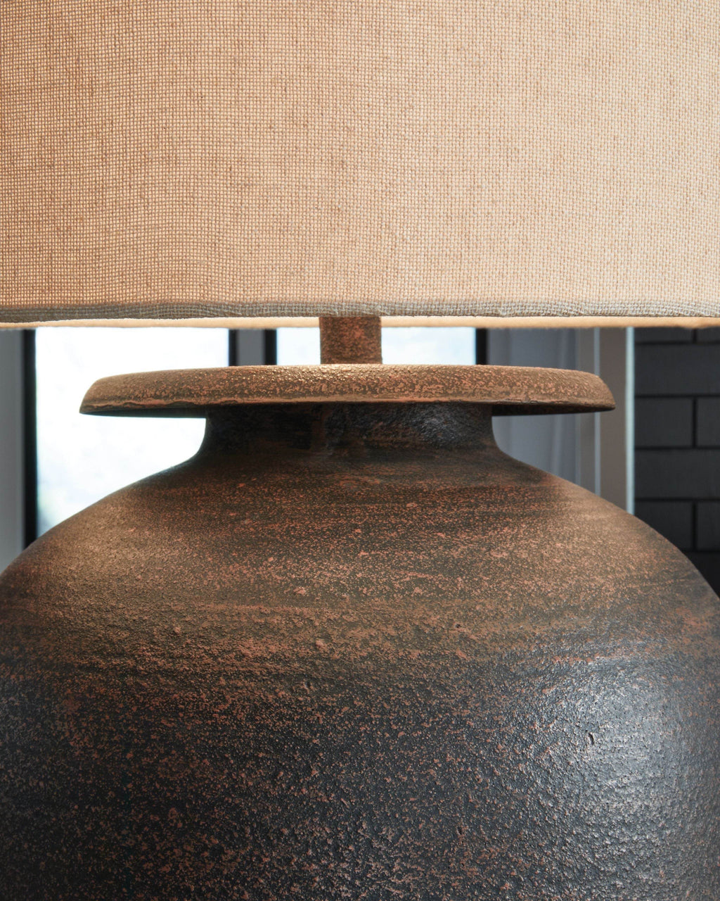 Carlenbury - Metal Table Lamp - Antique Brown-1