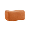 Ottoman Teddy Fabric-Orange