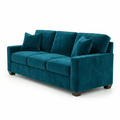 Clifford Sofa 2 Arm – Made in USA, 5-Day Shipping, Custom Fabric Options, Classic 2-Arm Sofa Wholesale Sofa Furniture - Hepburn Teal - Fabric