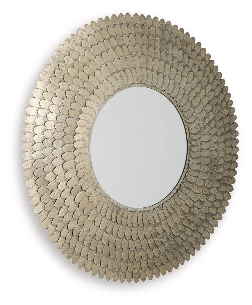 Wrightmund - Accent Mirror - Champagne Finish-1